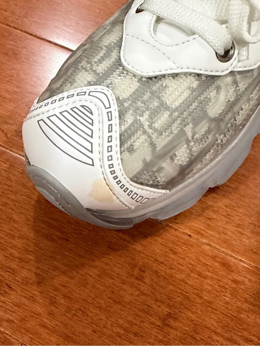 Christian Dior Oblique Transparent Logo Lace Up Vibe Sneakers Shoes Sz. 39 (9)